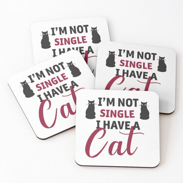 Item preview, i'm not single i have a cat  designed and sold by Graceland  Memphis.
