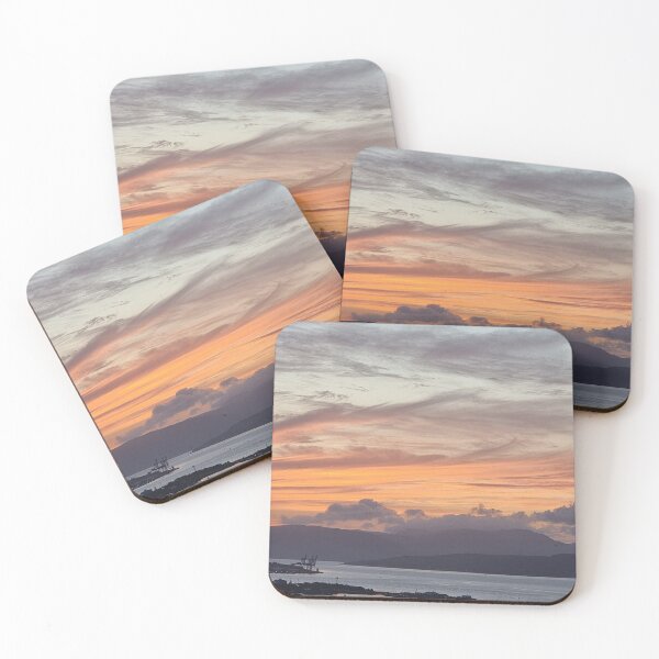 Artikelvorschau, Sonnenuntergang in Port Glasgow entworfen und verkauft von PortPrints.