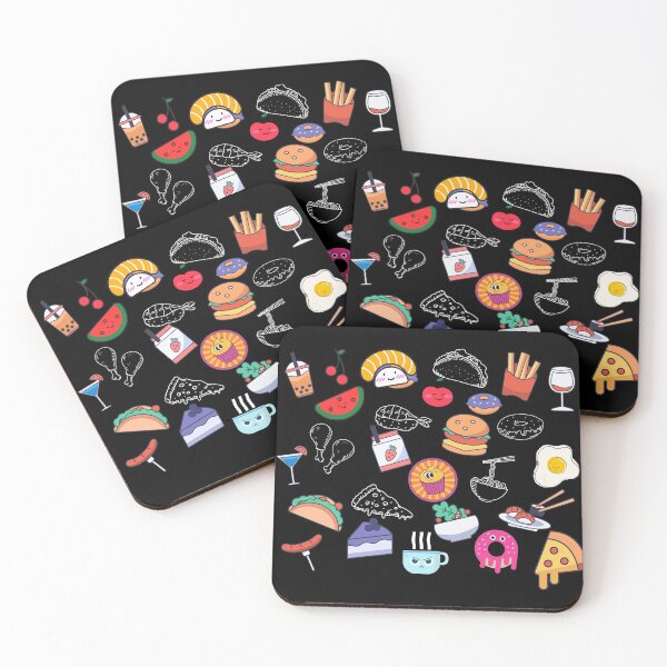 Item preview, fast food stickers for national stickers day designed and sold by blackitaa.