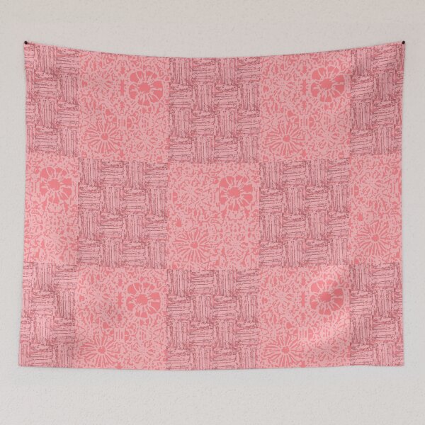 Item preview, Baker-Miller Pink/Mauve Patchwork designed and sold by ZENDYtechSTYLE.