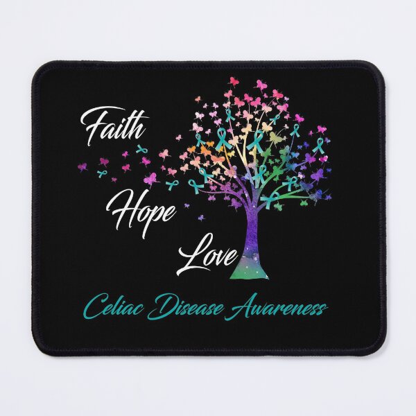 Item preview, Ribbon Tree Faith Hope Love Celiac Disease Awareness designed and sold by Tadmab.