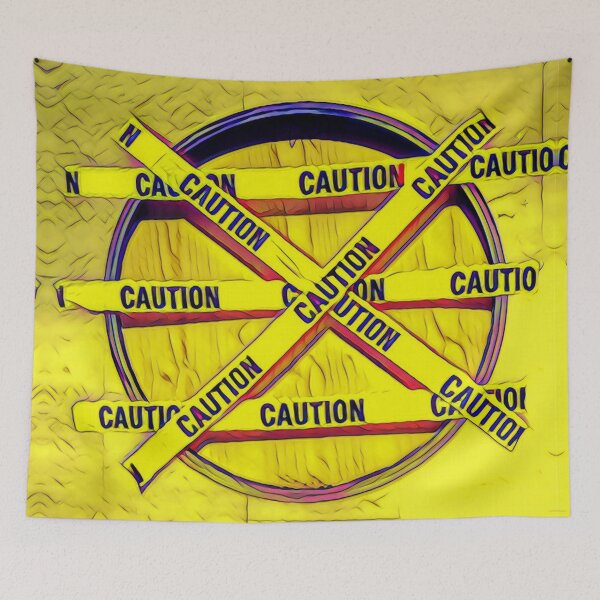 Item preview, Caution designed and sold by RandaRubyRed.