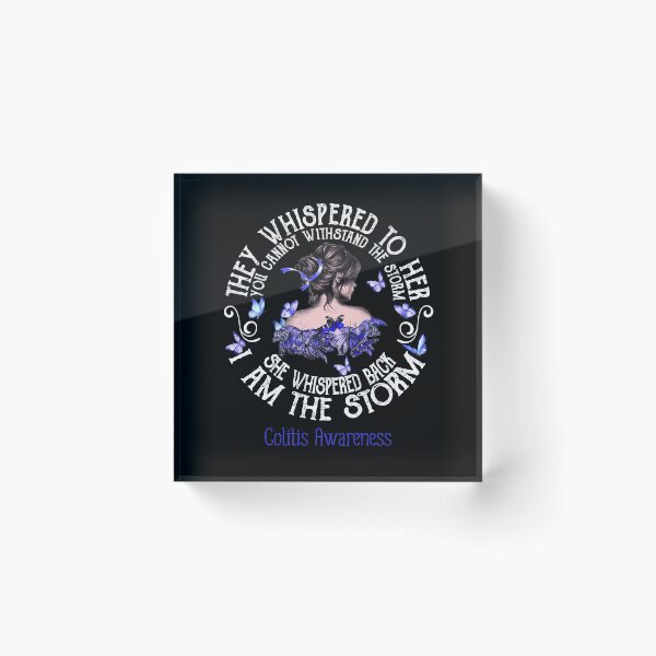 Item preview, Women Colitis Warrior I Am The Storm designed and sold by Grooffos.