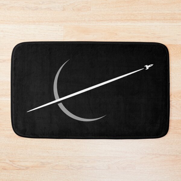 Item preview, Classic Vintage Space Logo - Black & White designed and sold by kuenzicreative.