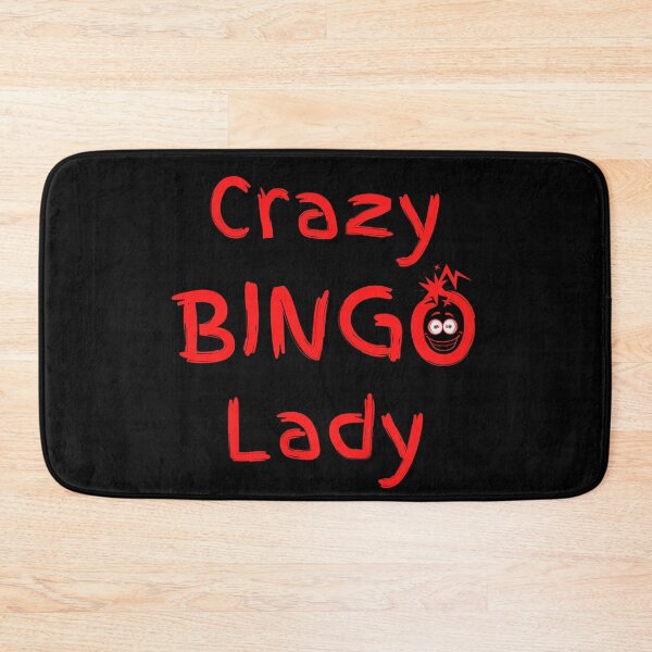 Item preview, Casino Gambler Crazy Bingo Lady designed and sold by SloganExpress.