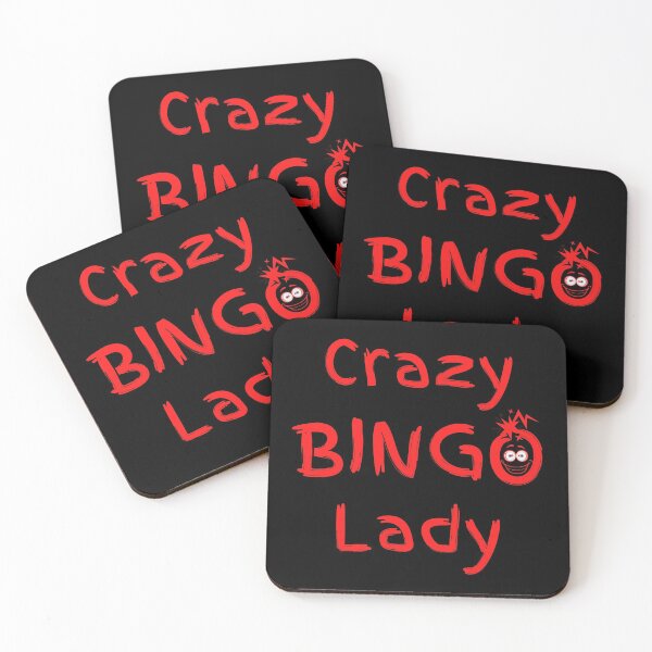 Item preview, Casino Gambler Crazy Bingo Lady designed and sold by SloganExpress.