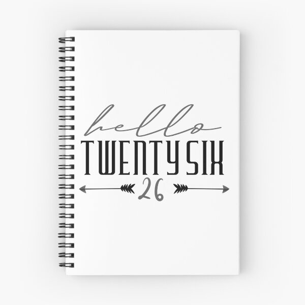 Item preview, Hello Twenty Six 26 . Hello 26 -26th  Birthday designed and sold by YerrouDesing.