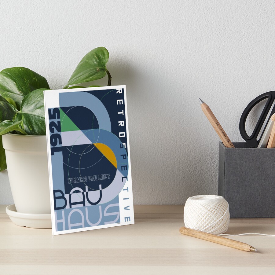 "Bauhaus Exhibition Poster XIV 1" Art Board Print for Sale by BLTV ...
