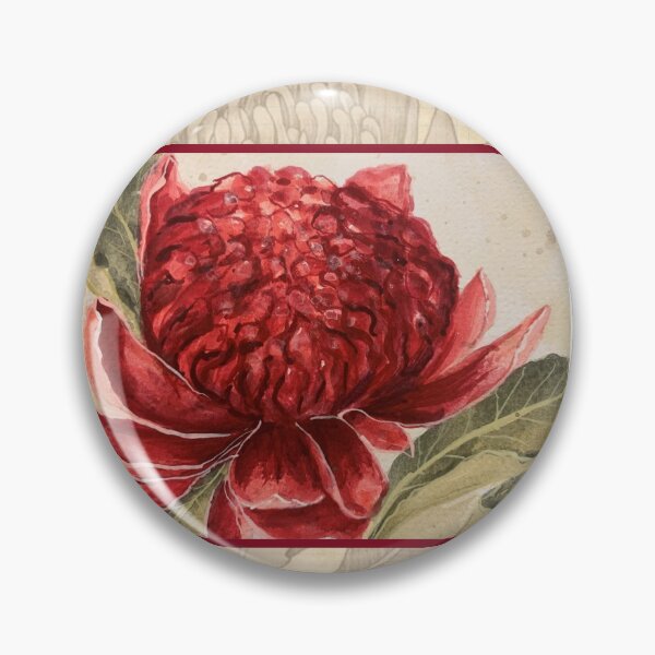 Item preview, Watercolour Waratahs ~ Stunning Australian Flower designed and sold by Violet Grant.