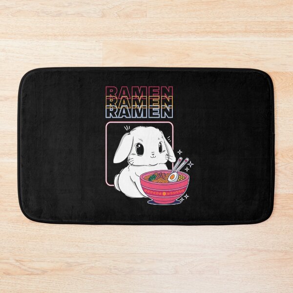 Item preview, Bunny Eating Ramen Cute Kawaii Rabbit for Bunny Lovers designed and sold by MadrigueraSM-.