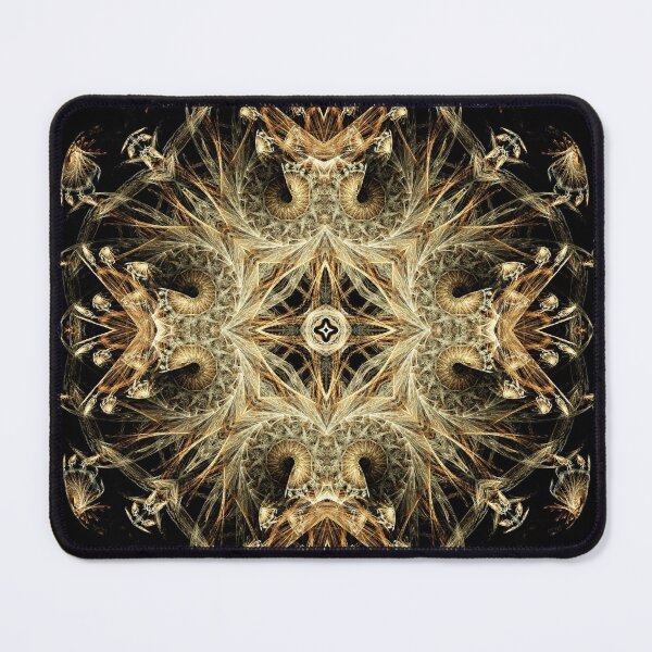Item preview, Fractal image of beetle breeder cross in straw colours designed and sold by effervescence.