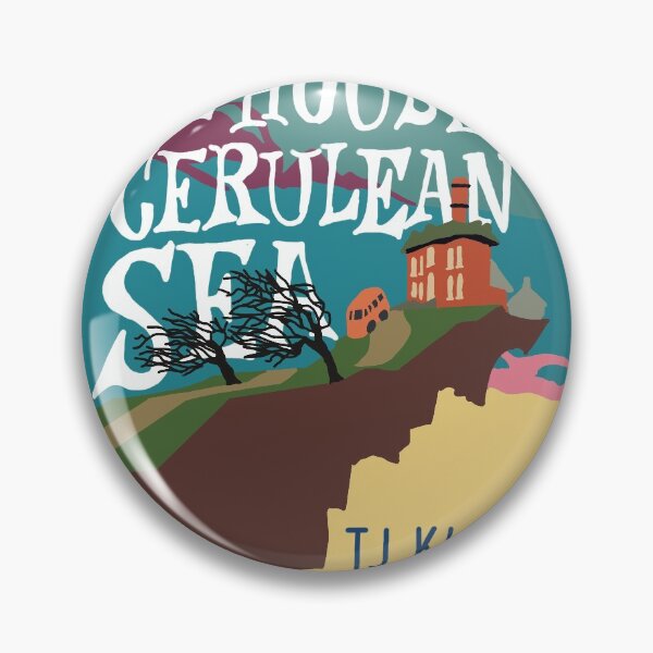 Item preview, The house in the cerulean sea cover art designed and sold by hannatwirls.