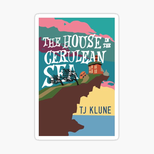 Item preview, The house in the cerulean sea cover art designed and sold by hannatwirls.