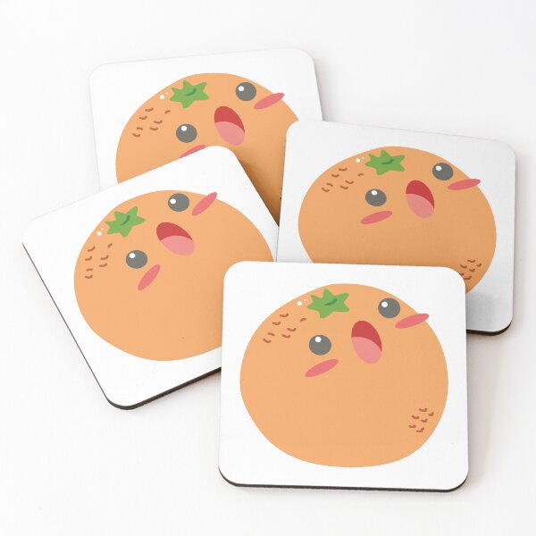 Item preview, cute hungry orange designed and sold by cocoCabot.