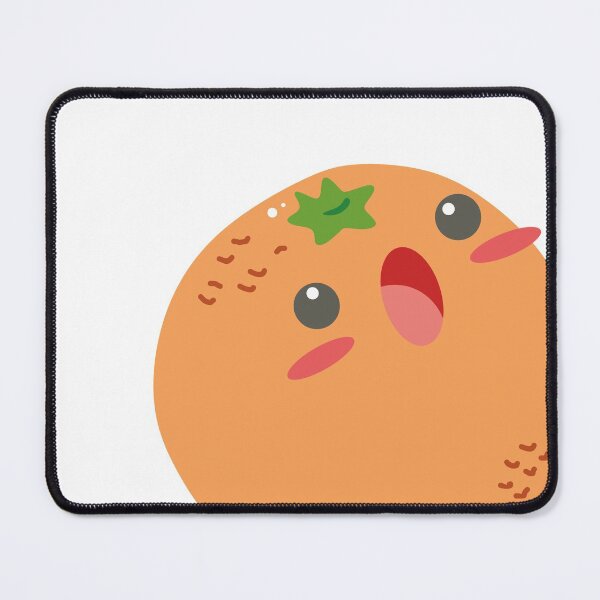 Item preview, cute hungry orange designed and sold by cocoCabot.