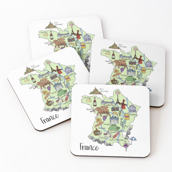 Item preview, France illustrated designed and sold by viciouslysweet.