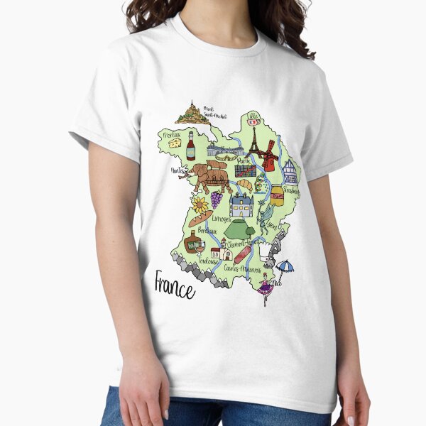 Item preview, France illustrated designed and sold by viciouslysweet.