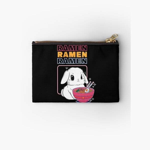 Item preview, Cute Kawaii Bunny Eating Ramen for Bunny Lovers designed and sold by MadrigueraSM-.
