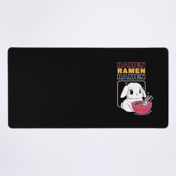 Item preview, Cute Kawaii Bunny Eating Ramen for Bunny Lovers designed and sold by MadrigueraSM-.