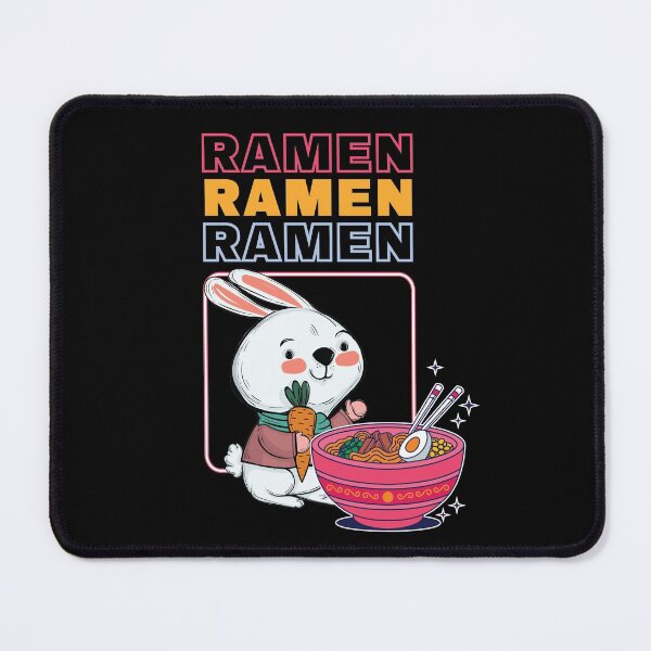 Artikelvorschau, Süßes Kawaii-Häschen, das Ramen isst entworfen und verkauft von MadrigueraSM-.
