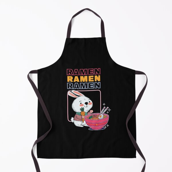 Item preview, Cute Kawaii Bunny Eating Ramen designed and sold by MadrigueraSM-.