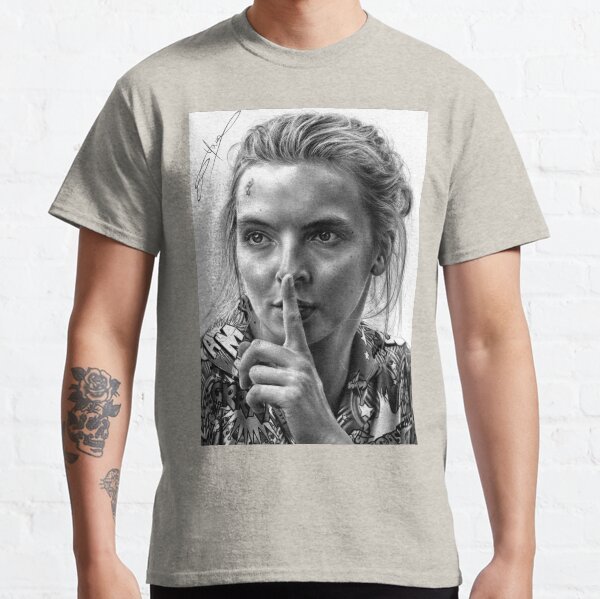 Vista previa del artículo con la obra «Villanelle, Matando a Eva T2.EP2 ('¡Shhh!')», diseñado y vendido por EMMA YOUNG.