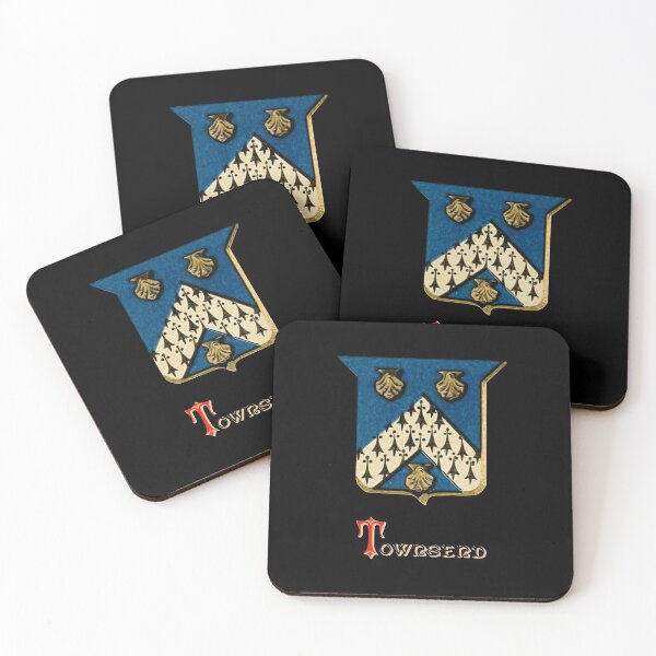 Item preview, Townsend Family Coat of Arms designed and sold by Heraldica.