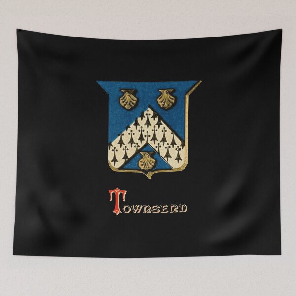 Item preview, Townsend Family Coat of Arms designed and sold by Heraldica.