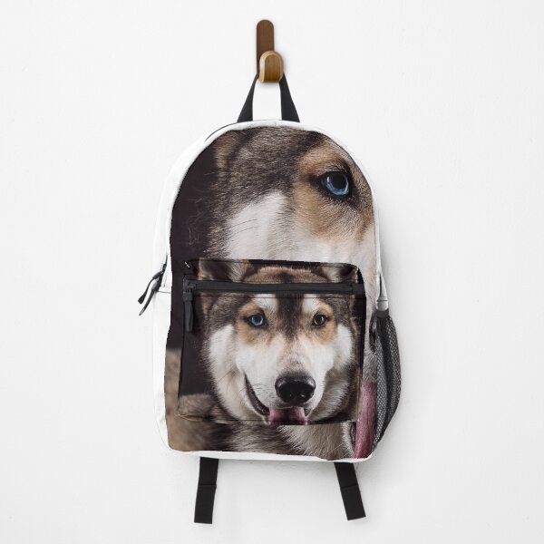 Item preview, Portrait Siberian Husky With Different Colored Eyes designed and sold by ONORMAL.