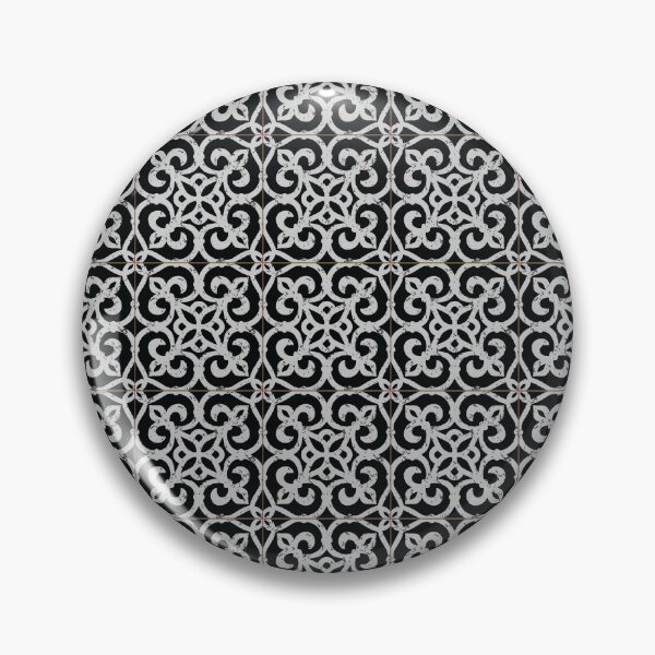 Item preview, Vintage black and white tiles 10 designed and sold by arkantus.