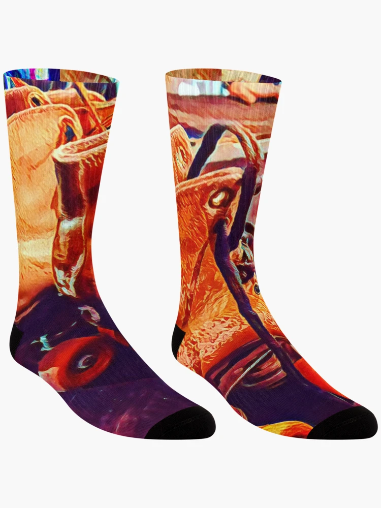Thumbnail 3 of 5, Socks, Rolling designed and sold by RandaRubyRed.