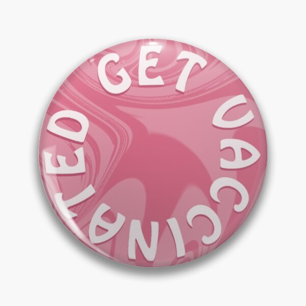 Item preview, Pink Get Vaccinated Sticker designed and sold by Rachellord22.