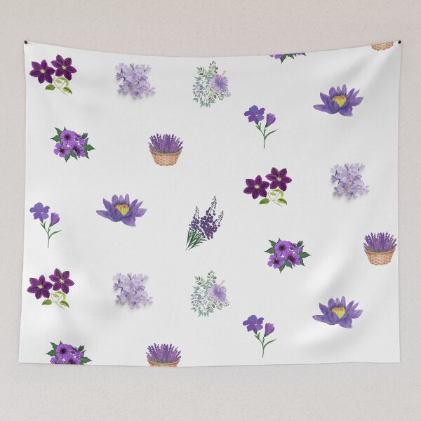 Item preview, Mixed Purple Flowers  designed and sold by silviaol.