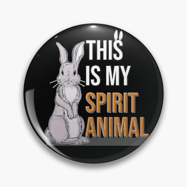 Item preview, This Is My Spirit Animal Cute Bunny Art designed and sold by MadrigueraSM-.