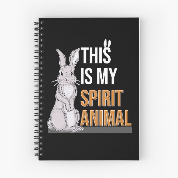 Item preview, This Is My Spirit Animal Cute Bunny Art designed and sold by MadrigueraSM-.