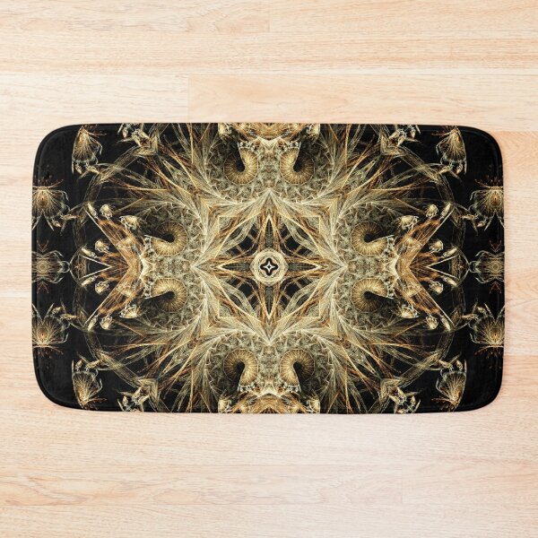 Item preview, Fractal image of beetle breeder cross in straw colours designed and sold by effervescence.