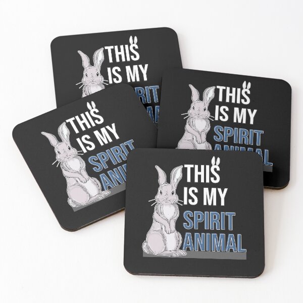 Item preview, This Is My Spirit Animal Bunny Design designed and sold by MadrigueraSM-.