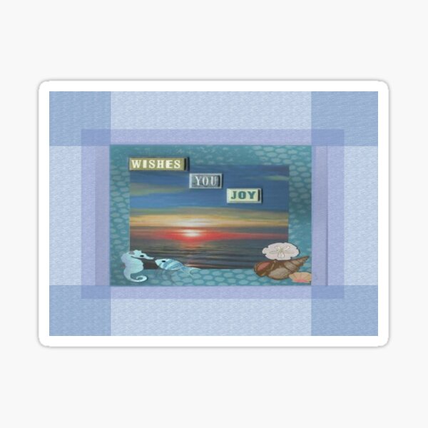 Wishes You Joy Sticker
