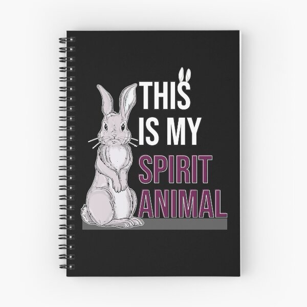 Item preview, This Is My Spirit Animal Bunny Art designed and sold by MadrigueraSM-.