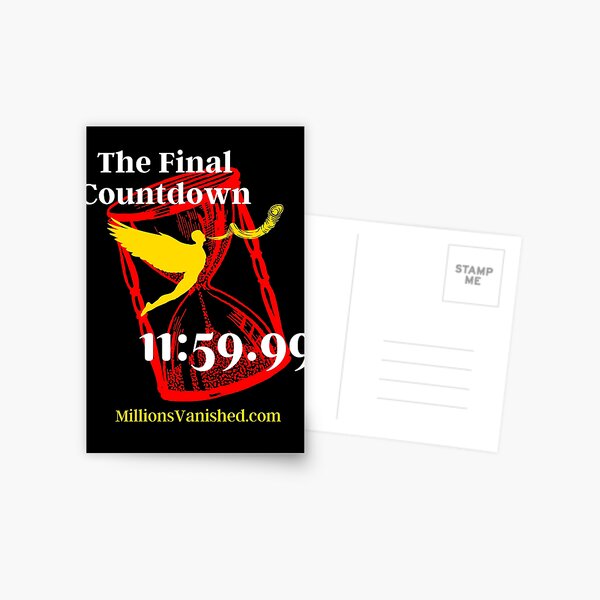 The Final Countdown - Christian Postcard