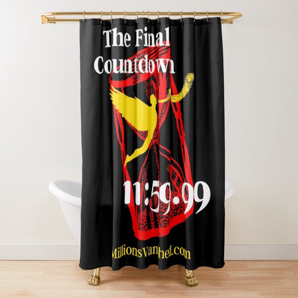 The Final Countdown - Christian Shower Curtain
