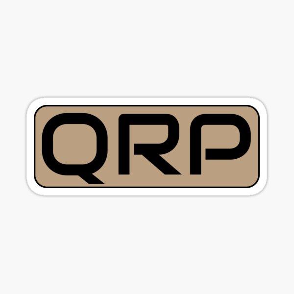QRP Desert Tan Sticker