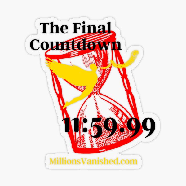 The Final Countdown - Christian  Transparent Sticker