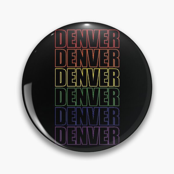 Item preview, Simple Denver Rainbow Typography Lettering Text designed and sold by that5280lady.