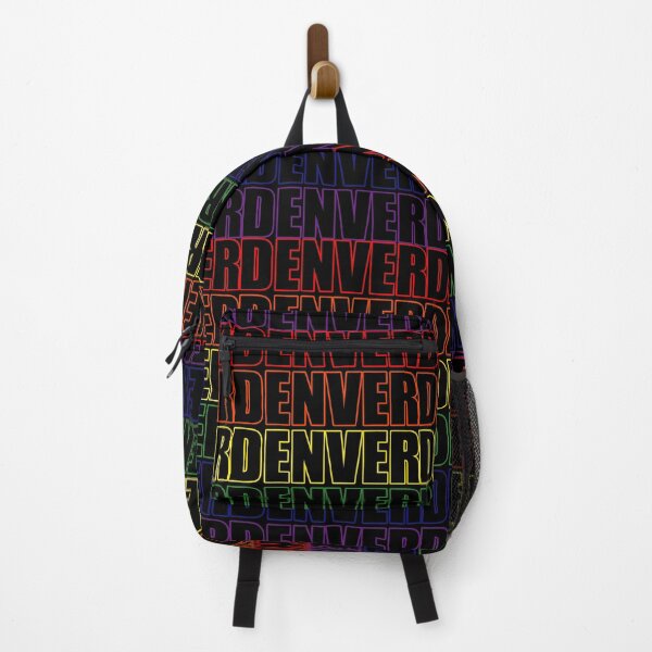 Item preview, Simple Denver Rainbow Typography Lettering Text designed and sold by that5280lady.