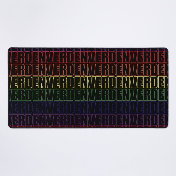 Item preview, Simple Denver Rainbow Typography Lettering Text designed and sold by that5280lady.