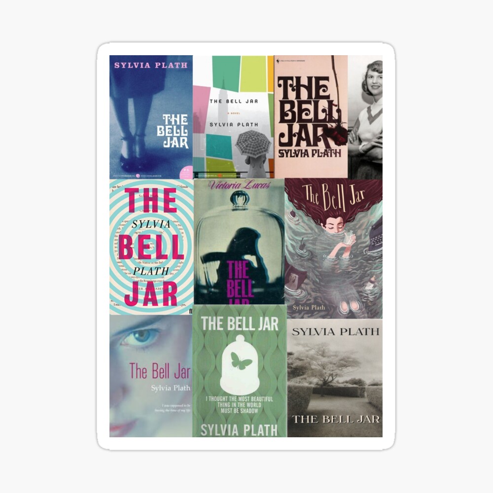 The Bell Jar book cover Hardcover Journal for Sale by sophiapainted