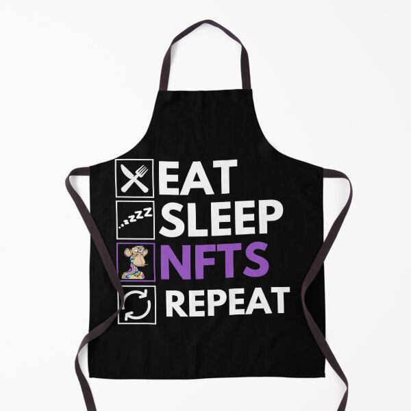 Item preview, Eat Sleep NFTs Repeat - Funny NFT Quote designed and sold by nft-millionaire.