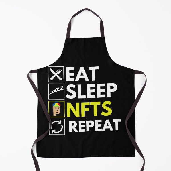 Item preview, Eat Sleep NFTs Repeat - Funny NFT Quote designed and sold by nft-millionaire.