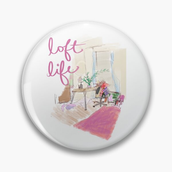 Item preview, Depiction of Loft Life designed and sold by StuckOn-Detroit.